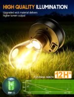 Metal Outdoor Waterproof Solar Lanterns, 2-Piece Set, Brighter Hanging Solar Lights, Up to 15 Days of Use Hourly, modern hanging solar lantern, suitable for patio, patio, path, tree, garden decoration - Image 2