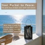 Solar lantern, outdoor waterproof, suitable for garden, backyard, and patio decoration, a birthday gift for mothers and grandmothers, outdoor hanging garden light - Image 2